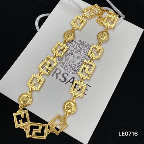 replica versace porcelain|Versace imitation necklace.